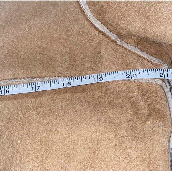 Vintage Winlit Warm Leather Sherpa Coat Size Medium - Picture 4 of 7